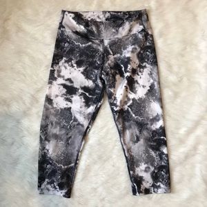 KOS USA Gray Smoke Capris Large